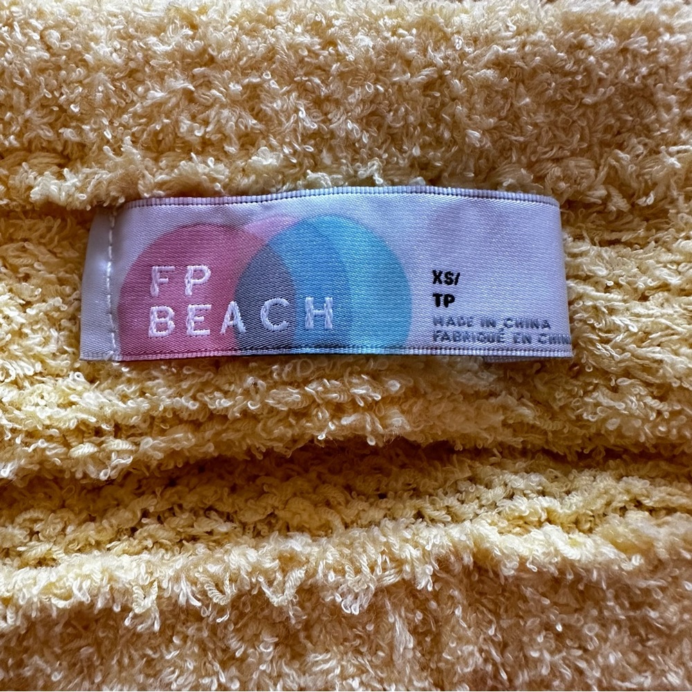 Free People Beach Claire One-Piece Yellow - Picture 13 of 13